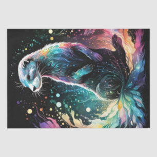 Papel De Seda Borde del espectro: el brillo de las nutrias