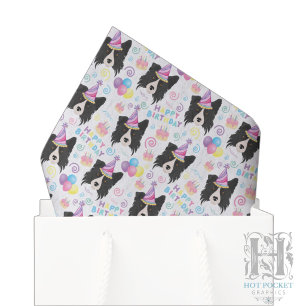 Papel de seda Border Collie