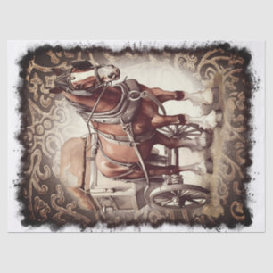 Papel De Seda Borrador de la desunión de caballos