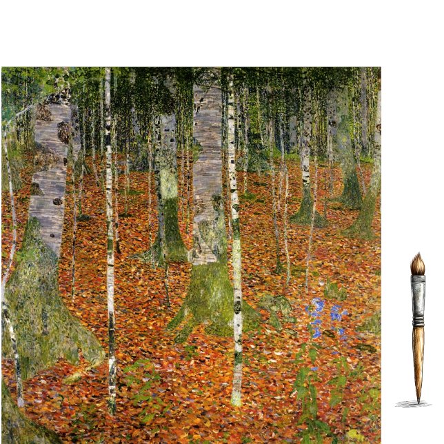 Papel De Seda Bosque Birch por Gustav Klimt Tissue Paper (Subido por el creador)