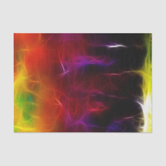 Papel De Seda Bosque colorido (Anverso)