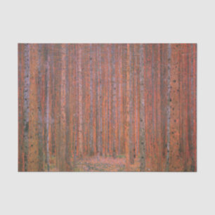 Papel De Seda Bosque de abetos de Gustav Klimt Tannenwald Árbole