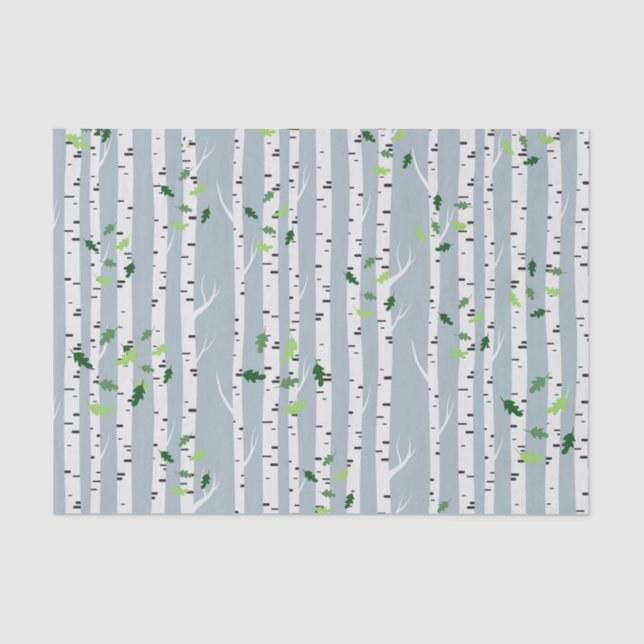 Papel De Seda Bosque de árbol de aves - Woody (Anverso)