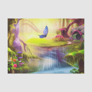 Papel De Seda Bosque de fantasía