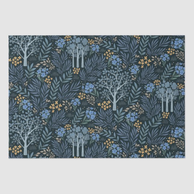 Papel De Seda Bosque de invierno (Anverso)