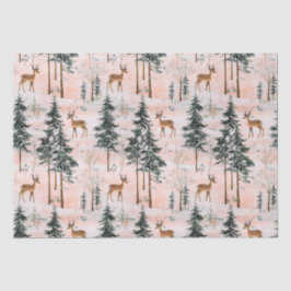 Papel De Seda Bosque de invierno encantado