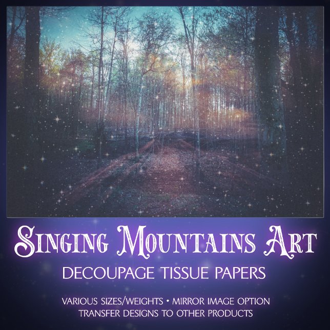 Papel De Seda Bosque etéreo misterioso (Subido por el creador)