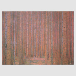 Papel De Seda Bosque Fir Tree (por Gustav Klimt)