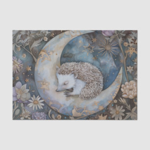 Papel De Seda Bosque floral vintage de erizo William Morris
