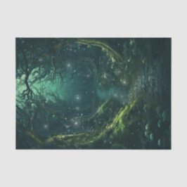 Papel De Seda Bosque lunar