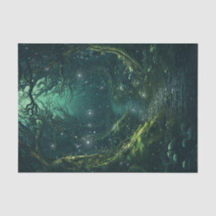 Papel De Seda Bosque lunar