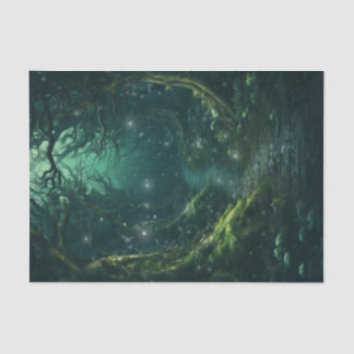 Papel De Seda Bosque lunar