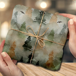 Papel De Seda Bosque Misty