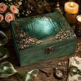 Papel De Seda Bosque Niebla Teal Rosa Rosada Piedra Camino Decou