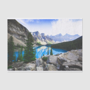 Papel De Seda Bosque Pino de Montaña Rocca Blue Lake