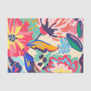 Papel De Seda Bosque y rosas