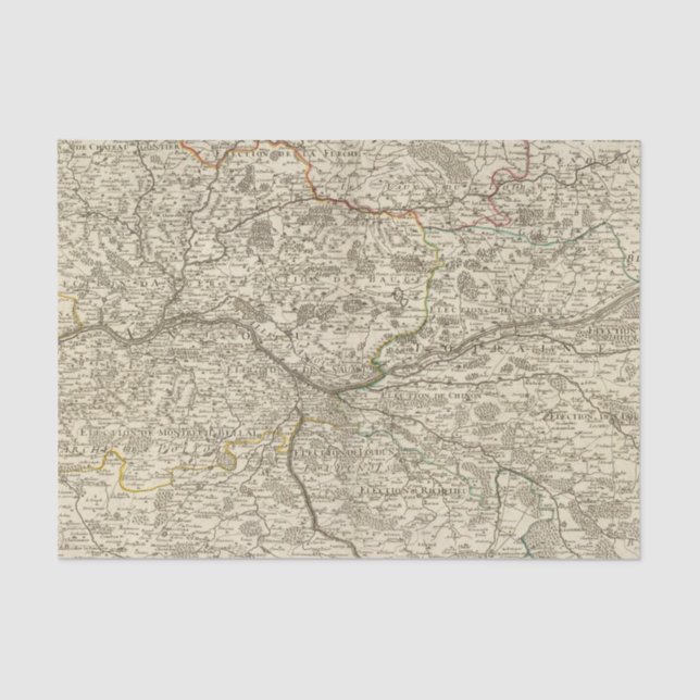 Papel De Seda Bosques de Francia (Anverso)