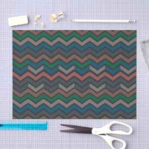 Papel De Seda Bosques en zigzag de tierra oscura