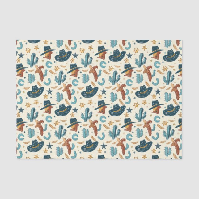 Papel De Seda Bostezo de Guay Country Western (Anverso)