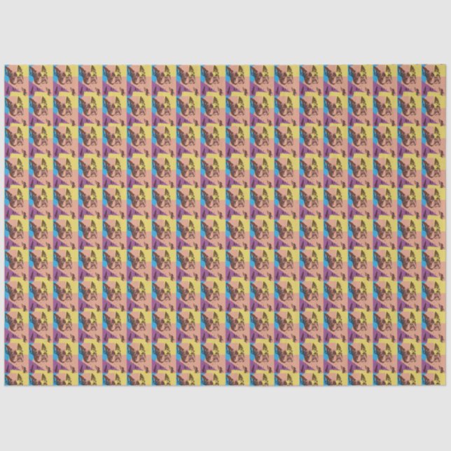 Papel De Seda Boston Terrier (Anverso)