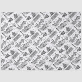 Papel De Seda Boston Toile (Ed. Aniversario) Negro/Blanco