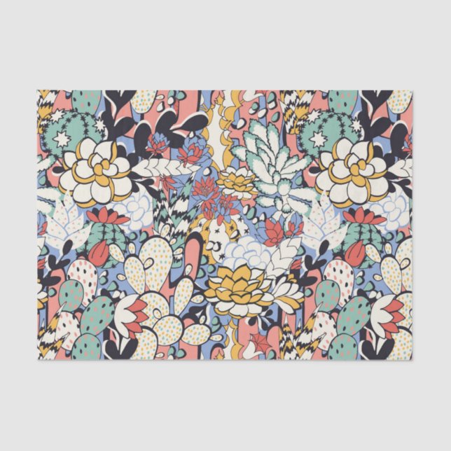 Papel De Seda Botánica del desierto (Anverso)