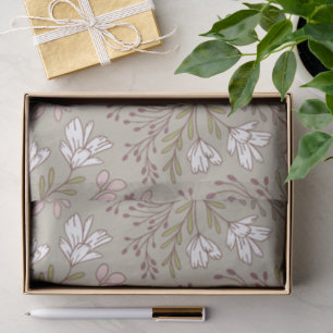 Papel De Seda Botánicos de Flores Silvestres Sueños de Pradera F