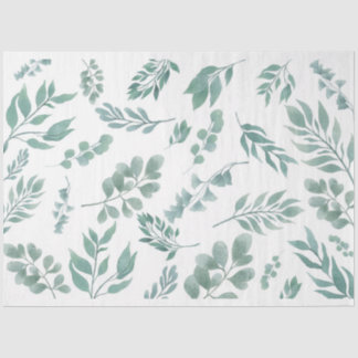 Papel De Seda Botánicos flotantes