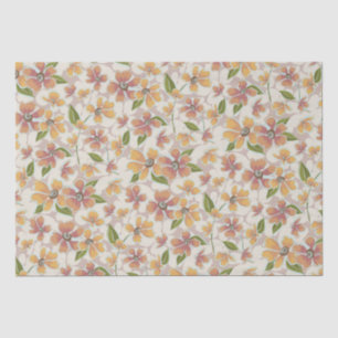 Papel De Seda Botánicos Retro Tropical