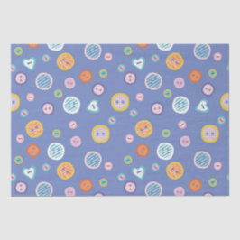 Papel De Seda Botones de corte