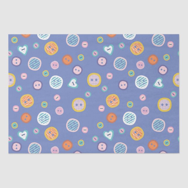 Papel De Seda Botones de corte (Anverso)