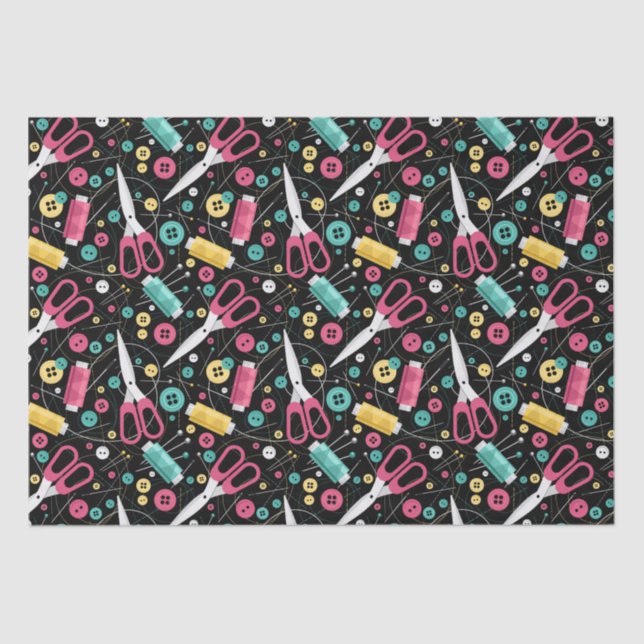 Papel De Seda Botones Y Botones (Anverso)