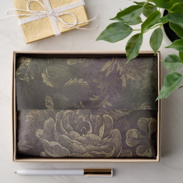 Papel De Seda Boudoir Oscuro (Regalo )