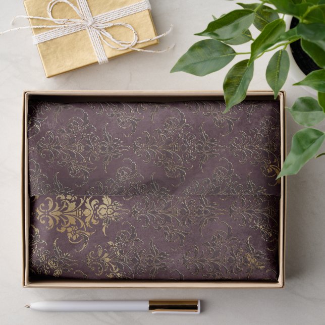 Papel De Seda Boudoir Oscuro (Regalo )