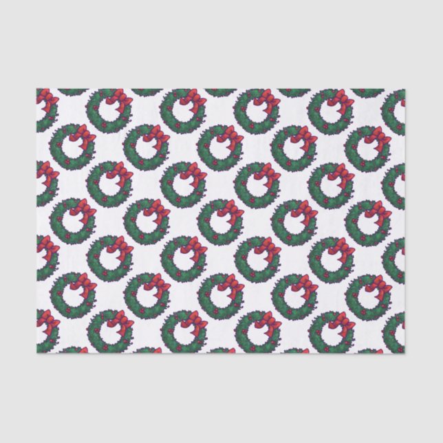Papel De Seda Boughs de Holly (Anverso)