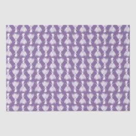 Papel De Seda Bouquet Blanco Sobre Lavanda