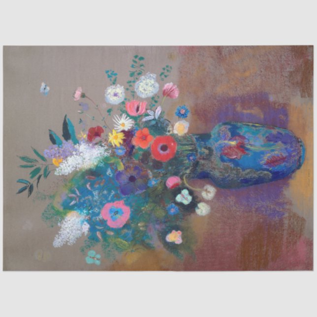 Papel De Seda Bouquet de flores, Redon (Anverso)
