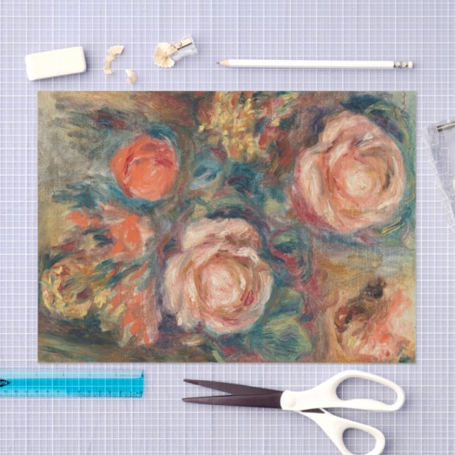 Papel De Seda Bouquet de Rosas | Renoir (Artesanía)