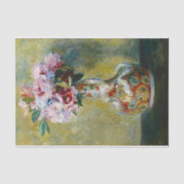 Papel De Seda Bouquet en un jarrón de Auguste Renoir