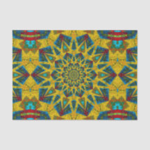 Bóveda hippie azul amarillo amarillo floral