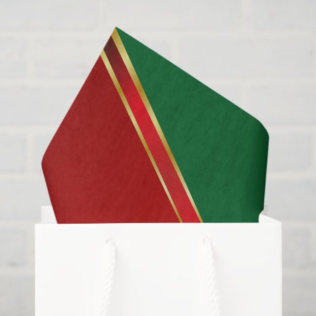 Papel De Seda Bow Rojo de Elegancia de Vacaciones (Bolsa de regalo)