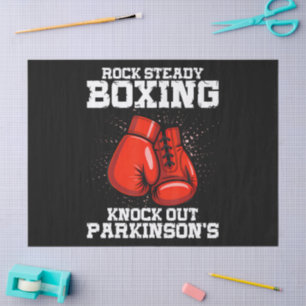 Papel De Seda Boxeo Rock Steady Derrota al Parkinson