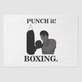 Papel De Seda Boxing Sport Punch It Boxing