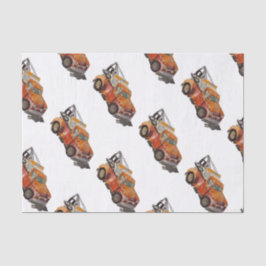 Papel De Seda Boys birthday party with wrecker