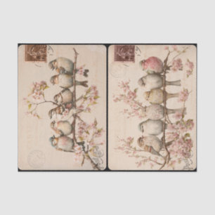 Papel De Seda Branchy Birds Tissue Paper