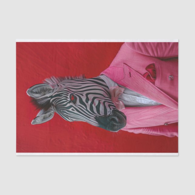 Papel De Seda Brandon la cebra (Anverso)