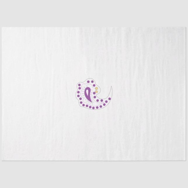 Papel De Seda Bransoletka z serduszkiem Style, Light Eggplant (Anverso)