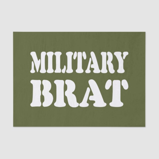 PAPEL DE SEDA BRAT MILITAR (Anverso)