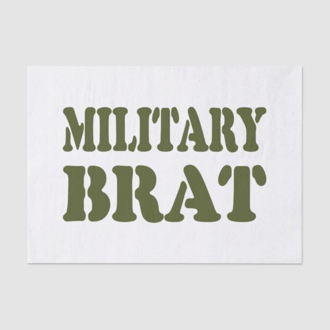 PAPEL DE SEDA BRAT MILITAR (Anverso)