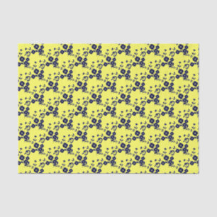 PAPEL DE SEDA BRAZO DE TISSUE DE TIRO BLANCO-AZUL-AMARILLO
